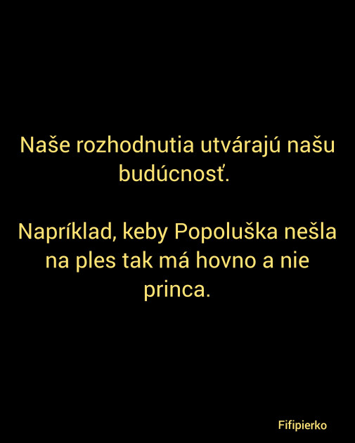 O rozhodnutiach