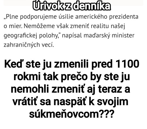 Vysvetli maďarovi realitu... nepochopí